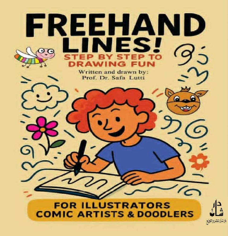 صدر حديثا للأستاذ الدكتورة صفا لطفي كتابها الموسوم :  Freehand Lines For Illustrators • Comic Artists • Doodlers عن دار شأن للنشر والتوزيع في الأردن.